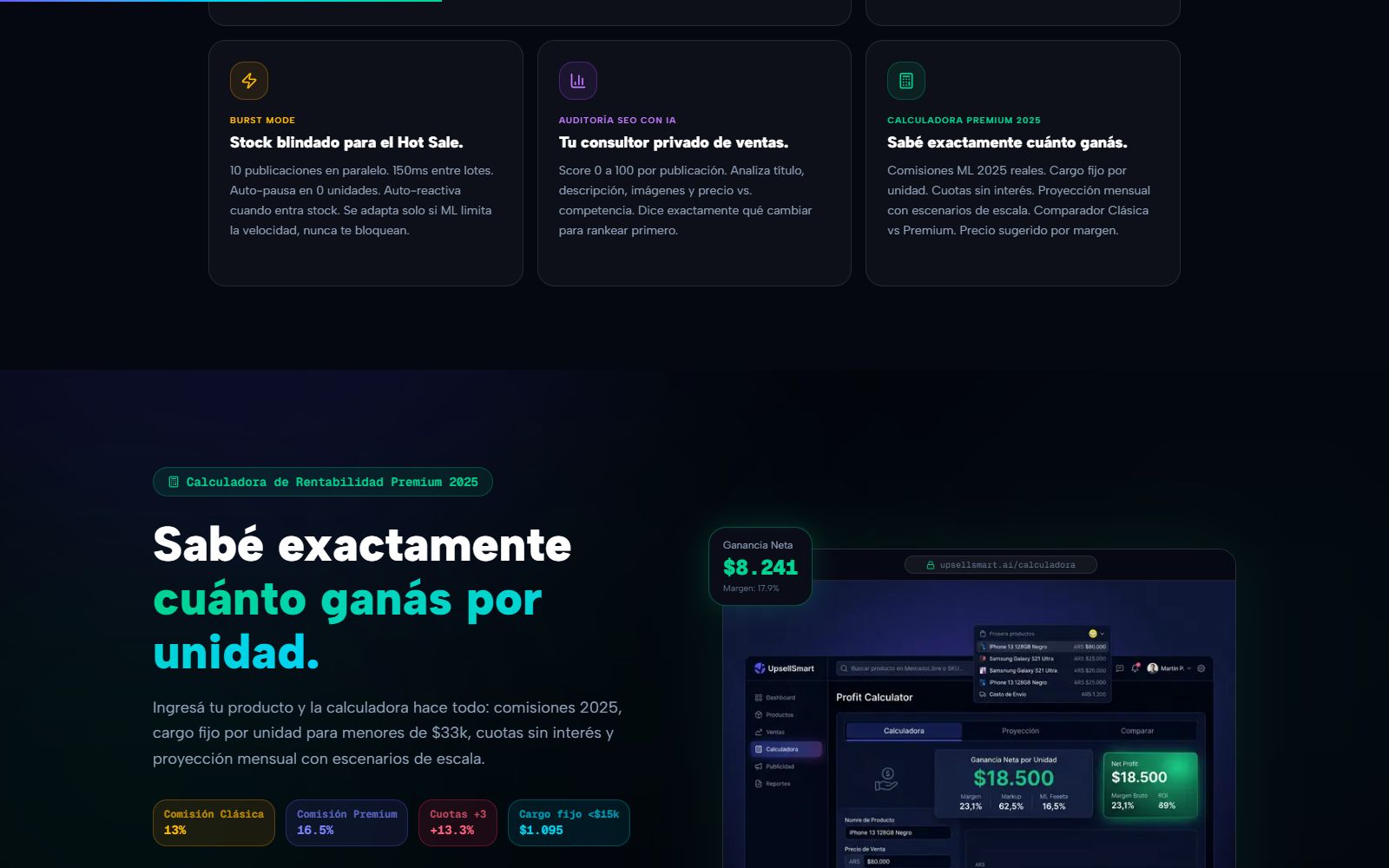 UpsellSmart.ai, captura 3